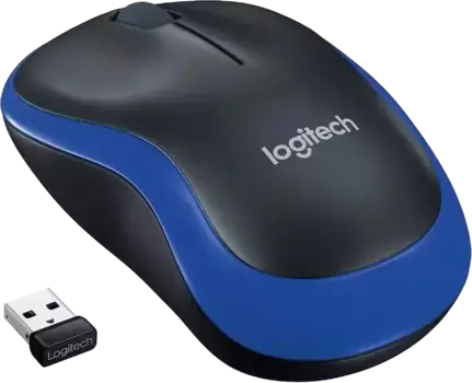 Мышь беспроводная LOGITECH M185 Blue (910-002632)