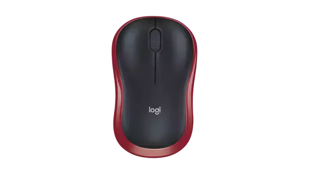 Мышь беспроводная LOGITECH M185 Red (910-002633)