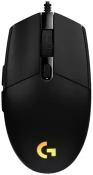Мышь игровая проводная LOGITECH G102 LIGHTSYNC Black (910-005823)