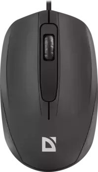 Мышь проводная DEFENDER Alpha MB-507 Black (52507)