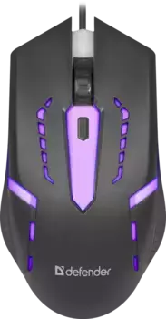Мышь проводная DEFENDER Hit MB-601 (52601)