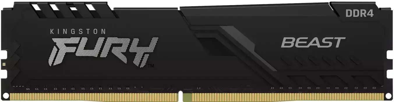 Оперативная память KINGSTON FURY Beast Black DIMM DDR4 16GB 3200 MHz (KF432C16BB1/16)