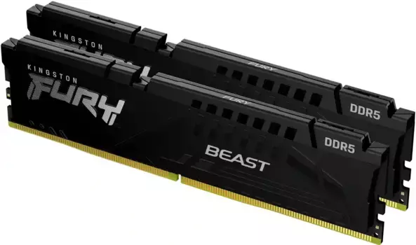 Оперативная память KINGSTON FURY Beast Black DIMM DDR5 32GB (2x16GB) 5600 MHz (KF556C40BBK2-32)