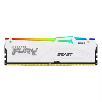 Оперативная память KINGSTON FURY Beast White RGB DIMM DDR5 16Gb 5200 MHz (KF552C36BWEA-16)