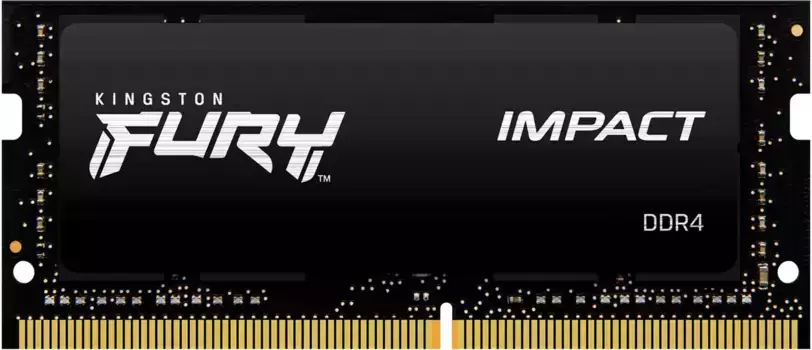 Оперативная память KINGSTON FURY Impact SODIMM DDR4 16GB 2666MHz (KF426S16IB/16)
