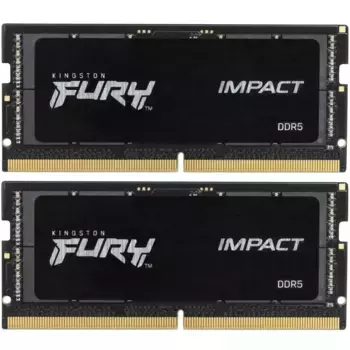Оперативная память KINGSTON FURY Impact SODIMM DDR5 32GB (2x16GB) 6400 MHz (KF564S38IBK2-32)