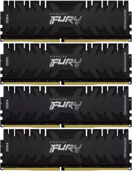 Оперативная память KINGSTON FURY Renegade Black DIMM DDR4 32GB (4x8GB) 2666 MHz (KF426C13RBK4/32)