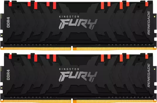 Оперативная память KINGSTON FURY Renegade RGB DIMM DDR4 16GB (2x8GB) 3200 MHz (KF432C16RBAK2/16)
