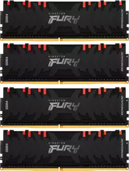Оперативная память KINGSTON FURY Renegade RGB DIMM DDR4 32GB (4x8GB) 3600 MHz (KF436C16RBAK4/32)