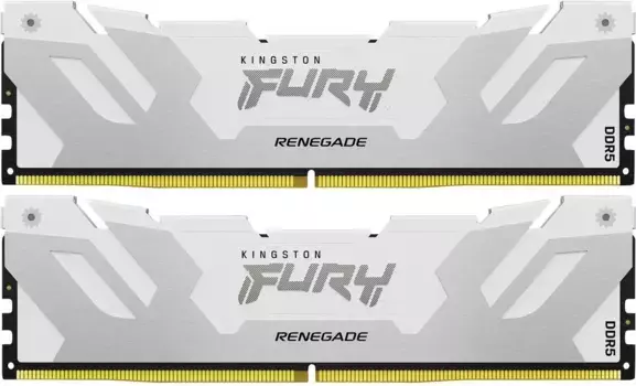 Оперативная память KINGSTON FURY Renegade RGB White DIMM DDR5 32GB (2x16Gb) 6400 MHz (KF564C32RWK2-32)