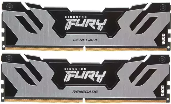 Оперативная память KINGSTON FURY Renegade Silver DIMM DDR5 32GB (2x16GB) 7200 MHz (KF572C38RSK2-32)