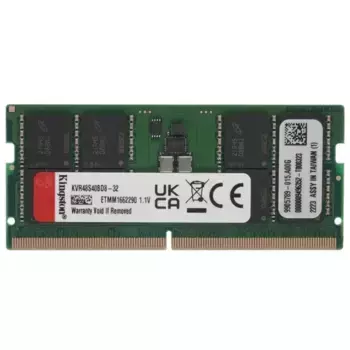 Оперативная память KINGSTON SODIMM DDR5 32GB 4800MT/s (KVR48S40BD8-32)