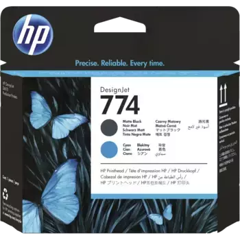 Печатающая головка HP 774 Matte Black/Cyan (P2W01A)