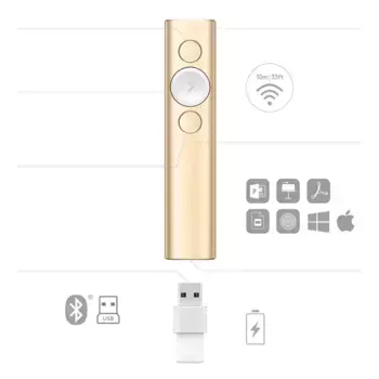 Презентер LOGITECH R-R0011 Spotlight Gold (910-004862)