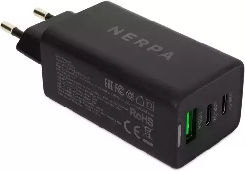 Сетевое зарядное устройство NERPA USB-C,USB-A (PD333CBX)