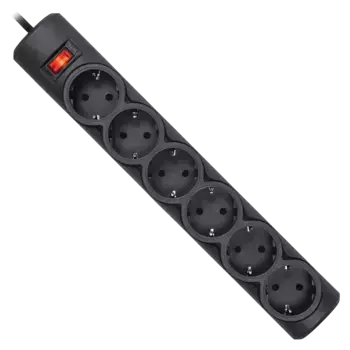 Сетевой фильтр DEFENDER DFS 155 5м Black (99496)