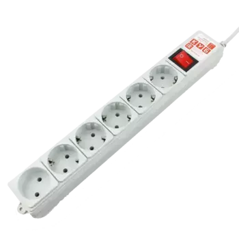 Сетевой фильтр POWER CUBE SPG(5+1)-B-10 3м Gray