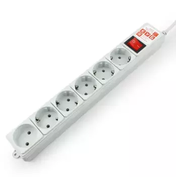 Сетевой фильтр POWER CUBE SPG(5+1)-B-15 5м Gray