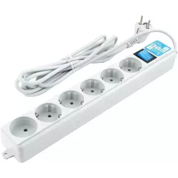 Сетевой фильтр POWER CUBE SPL(5+1)-16B-P 5м White