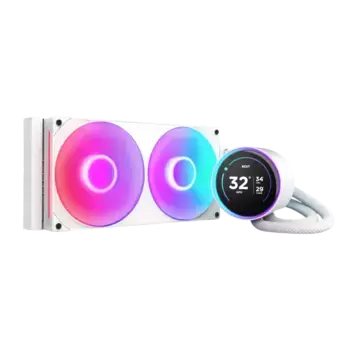 Система жидкостного охлаждения NZXT Kraken Elite 280 RGB White (RL-KR28E-W2)