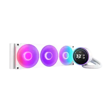 Система жидкостного охлаждения NZXT Kraken Elite 420 RGB White (RL-KR42E-W2)