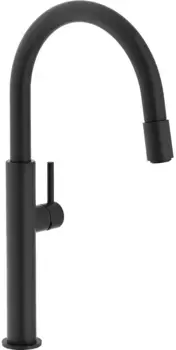 Смеситель FRANKE Pescara up&down черный матовый (115.0545.135)