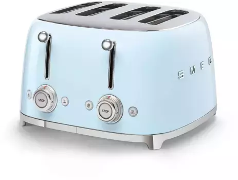 Тостер SMEG TSF03PBEU, пастельный голубой