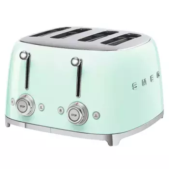 Тостер SMEG TSF03PGEU, пастельный зелёный