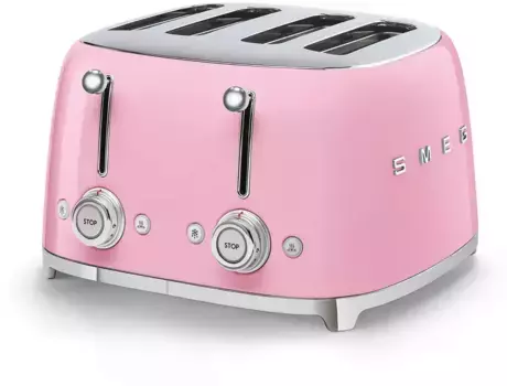 Тостер SMEG TSF03PKEU, розовый