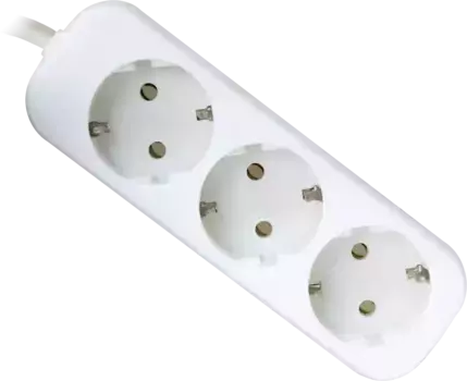 Удлинитель с заземлением DEFENDER E350 5м White (99223)