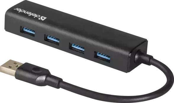 USB разветвитель универсальный DEFENDER Quadro Express USB 3.0 (83204)