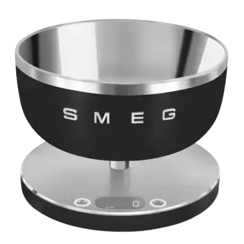 Весы кухонные SMEG KSC01BLMWW, матовый черный
