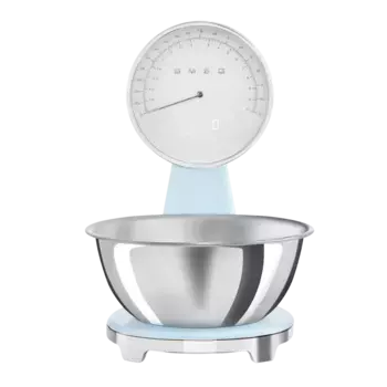Весы кухонные SMEG KSF01PBWW, пастельно-голубой