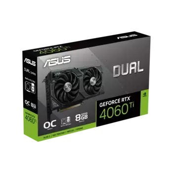Видеокарта ASUS GeForce DUAL RTX 4060 Ti OC 8GB (90YV0JS0-M0NA00)