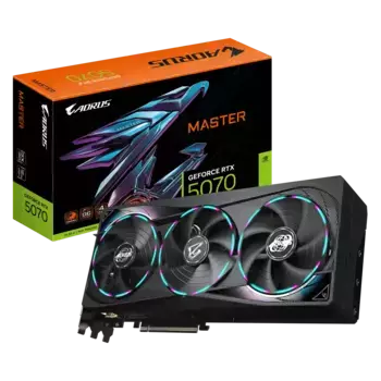 Видеокарта GIGABYTE AORUS Master GeForce RTX 5070 12Gb (GV-N5070AORUS M-12GD)