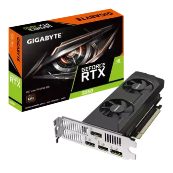 Видеокарта GIGABYTE GeForce RTX 3050 OC 6Gb (GV-N3050OC-6GL)