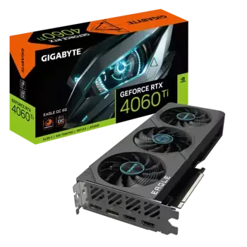 Видеокарта GIGABYTE GeForce RTX 4060 Ti Eagle OC 8Gb (GV-N406TEAGLE OC-8GD)