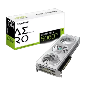 Видеокарта GIGABYTE GeForce RTX 5060 Ti Aero OC 8G (GV-N506TAERO OC-8GD) PI