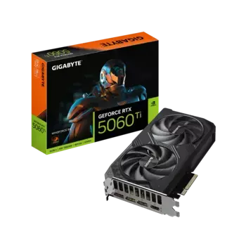 Видеокарта GIGABYTE GeForce RTX 5060 Ti WindForce 8G (GV-N506TWF2-8GD)