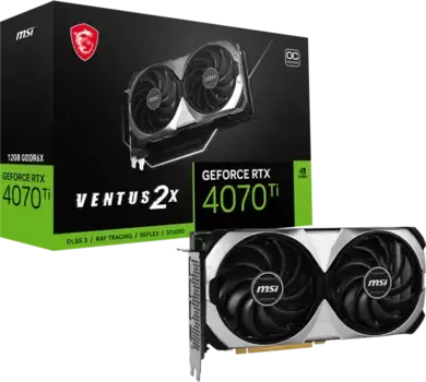Видеокарта MSI GeForce RTX 4070 Ti Super 16G Ventus 2X OC