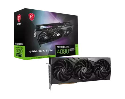 Видеокарта MSI GeForce RTX 4080 Super 16G Gaming X Slim