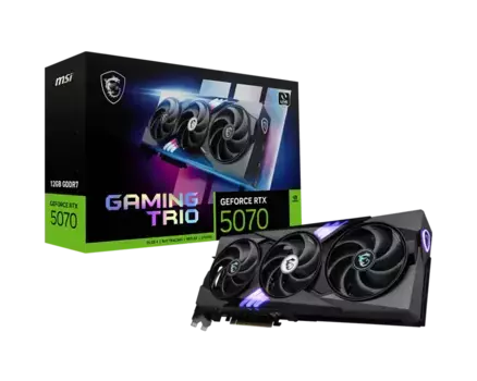 Видеокарта MSI GeForce RTX 5070 12G Gaming Trio