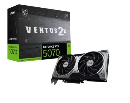 Видеокарта MSI GeForce RTX 5070 Ventus 2X 12G OC