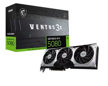 Видеокарта MSI GeForce RTX 5080 16G Ventus 3X Plus PI