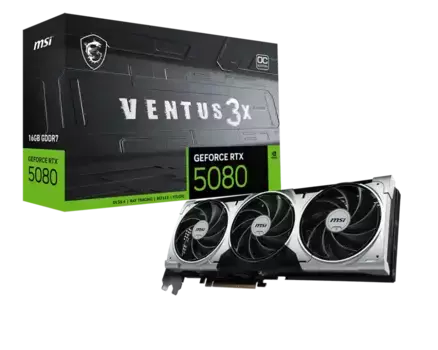 Видеокарта MSI GeForce RTX 5080 16G Ventus 3X OC