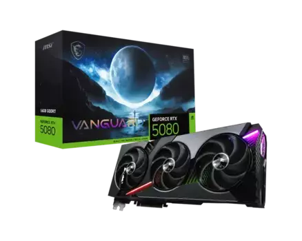 Видеокарта MSI GeForce RTX 5080 Vanguard SOC 16GB