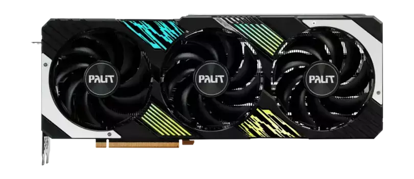 Видеокарта PALIT GeForce RTX 4080 Super GamingPro 16GB (NED408S019T2-1032A)