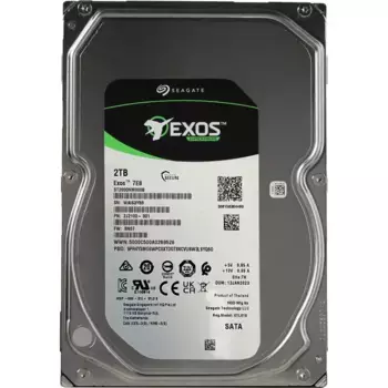Внутренний HDD диск SEAGATE Exos 7E8 2TB, SATA3, 3.5" (ST2000NM000B)