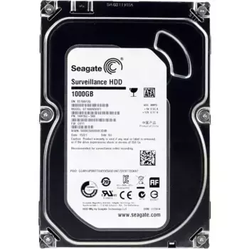 Внутренний HDD диск SEAGATE Surveillance 1TB, SATA3, 3.5" (ST1000VX001)