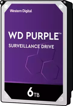 Внутренний HDD диск WD Purple 6TB, SATA3, 3.5" (WD63PURZ)